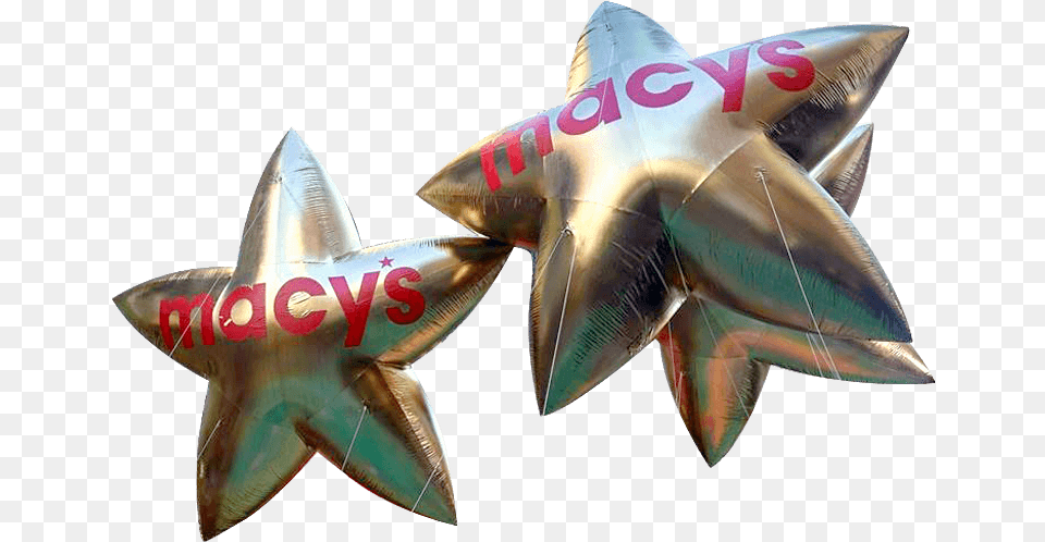 The Holidays Are Here Macys Thanksgiving Parade 2019 Gold Stars, Symbol, Star Symbol, Animal, Fish Free Png