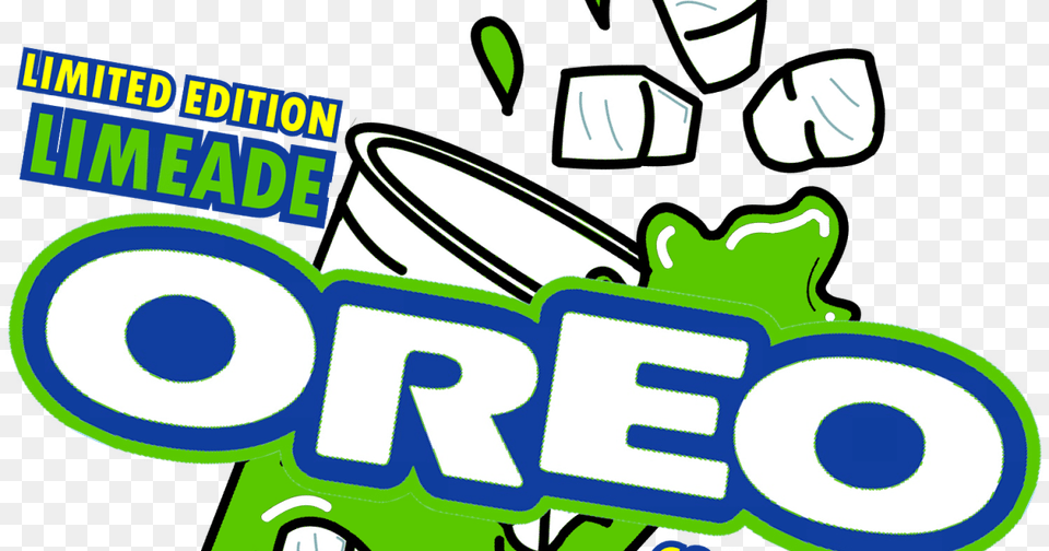 The Holidaze Limeade Oreo Cookies, Advertisement, Green, Logo, Face Png
