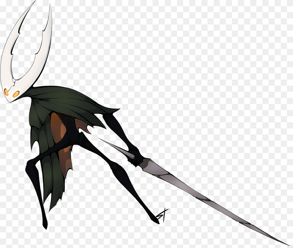The Hollow Knight, Sword, Weapon, Bow Free Png Download