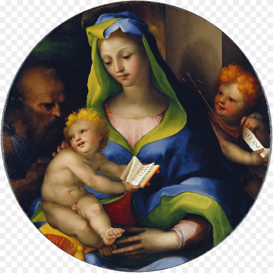 The Holy Family With Young Saint John Domenico Beccafumi Free Png