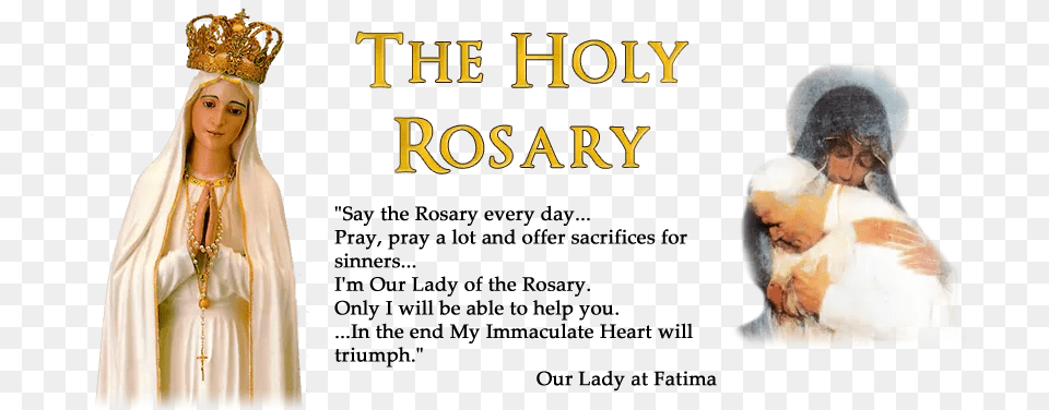 The Holy Rosary For Women, Accessories, Wedding, Person, Woman Free Png Download