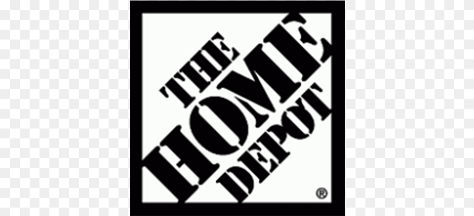 The Home Depot Logo Black And White, Stencil, Ammunition, Grenade, Weapon Free Png Download