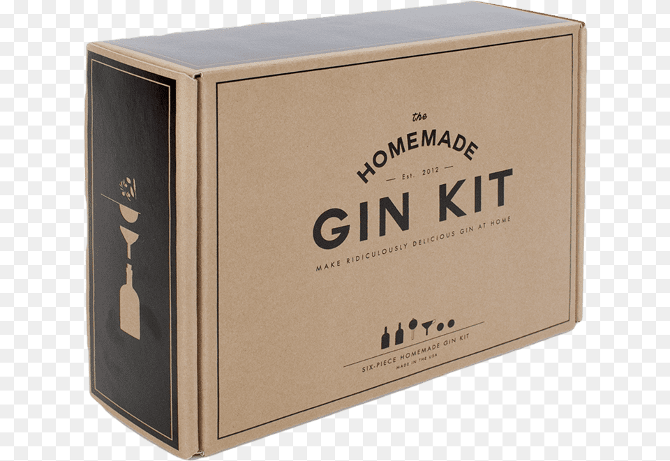 The Homemade Gin Kit These 50 Gifts Will Have Your Man Make Gin At Home, Box, Cardboard, Carton, Package Free Png Download