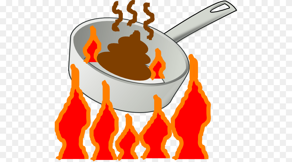 The Hot Skillet Clip Art, Cooking Pan, Cookware, Frying Pan, Food Free Png