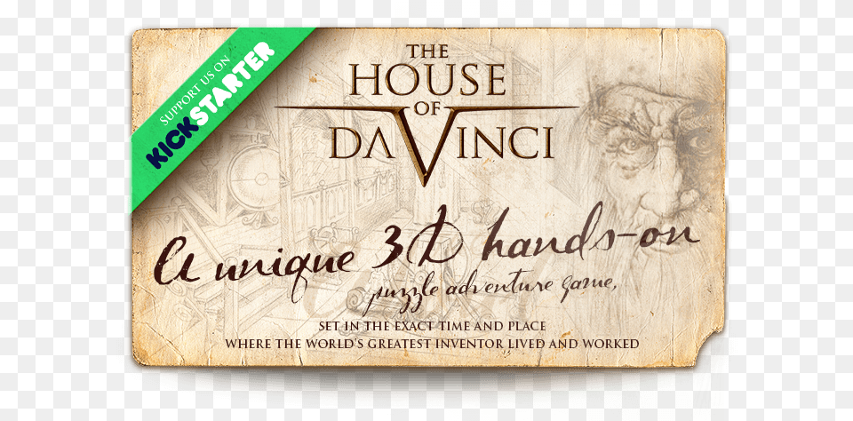 The House Of Da Vinci Is Unique And Authentic 3d Puzzle Calligraphy, Book, Publication, Text Png Image