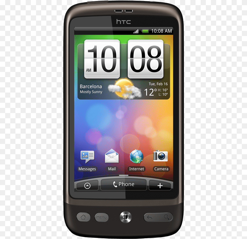 The Htc Desire Was One Of Two Android Phones Announced Htc Desire, Electronics, Mobile Phone, Phone Png Image