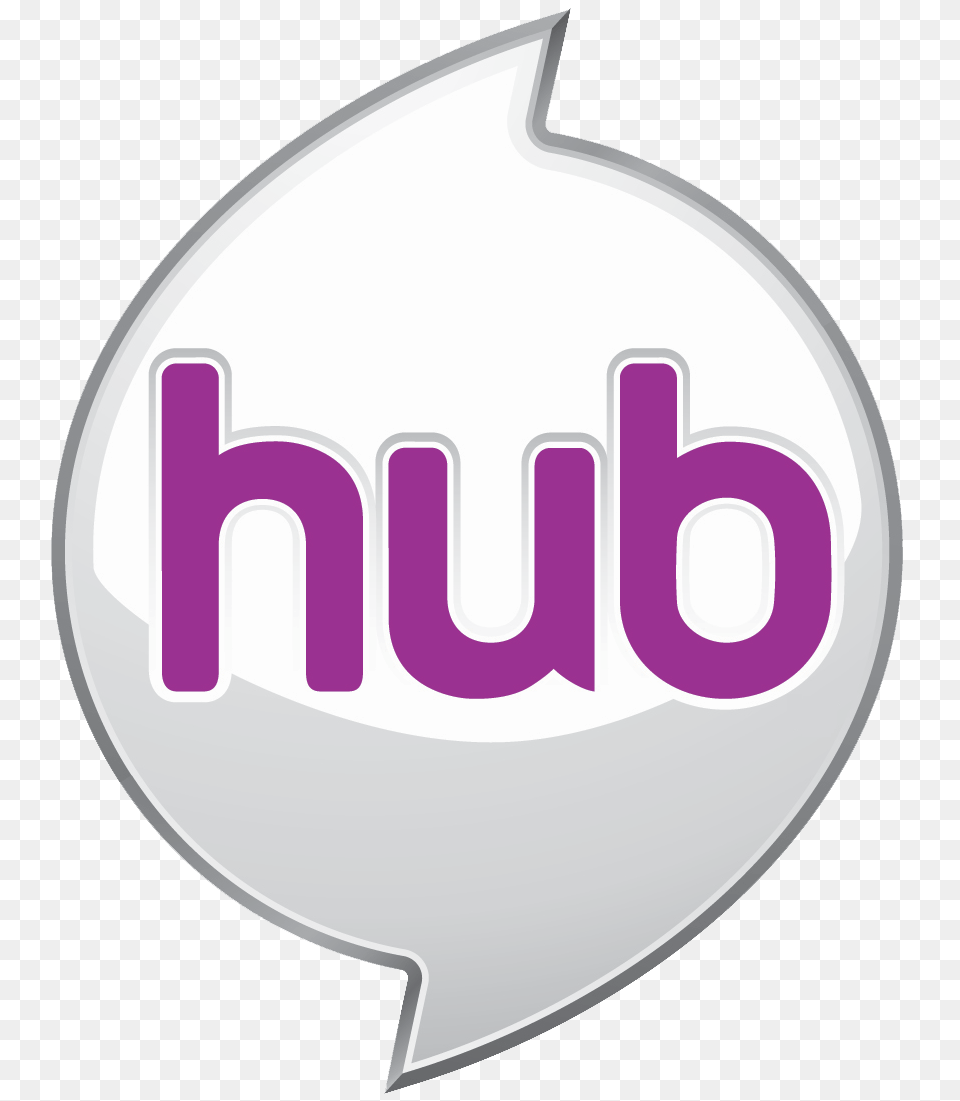 The Hub Logo, Sticker, Disk Free Transparent Png