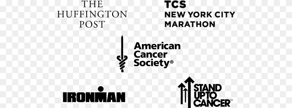 The Huffington Post New York City Marathon American Stand Up To Cancer, Gray Png Image