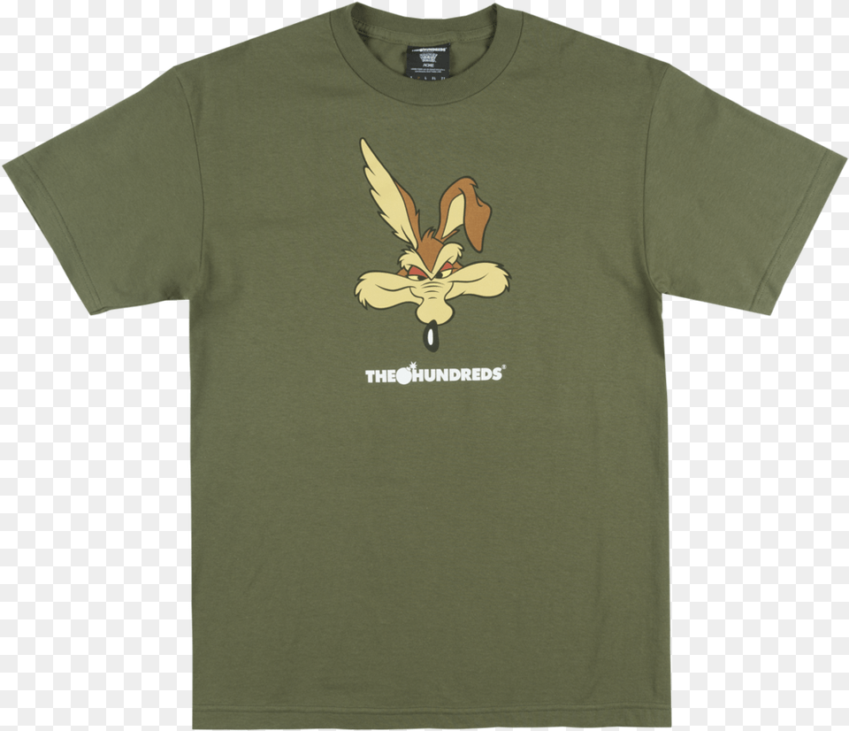 The Hundreds Looney Tunes Acme Wile E Coyote T Shirt Hummingbird, Clothing, T-shirt, Animal, Bee Png Image