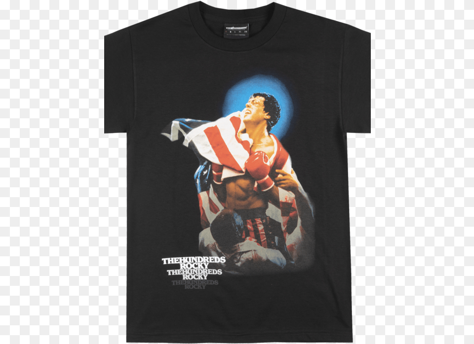 The Hundreds Rocky Balboa Clubber T Shirt Mens Exclusive Hundreds Rocky, Clothing, T-shirt, Adult, Male Free Png Download