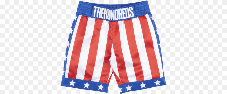 The Hundreds X Rocky Balboa Collection U2014 Apparel Zoo Hundreds Rocky Shorts, Clothing, Flag, Swimming Trunks Free Transparent Png
