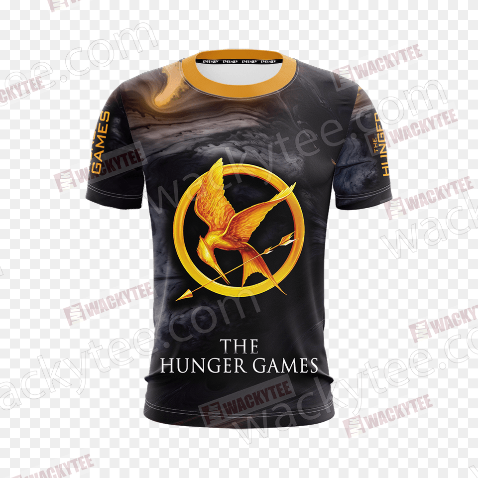 The Hunger Games Unisex 3d T Shirt Classic Book Hunger Games Book Cover, Clothing, T-shirt Free Png Download