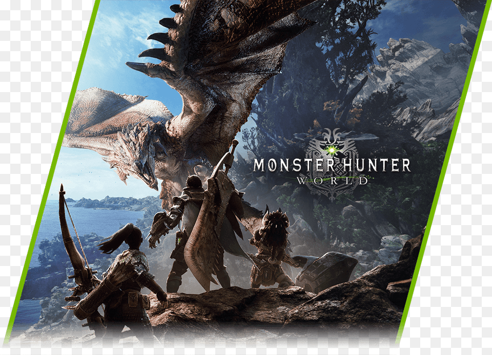 The Hunt Begins For A Limited Time Buy A Geforce Capcom Monster Hunter World, Wood, Person, Man, Male Free Png Download