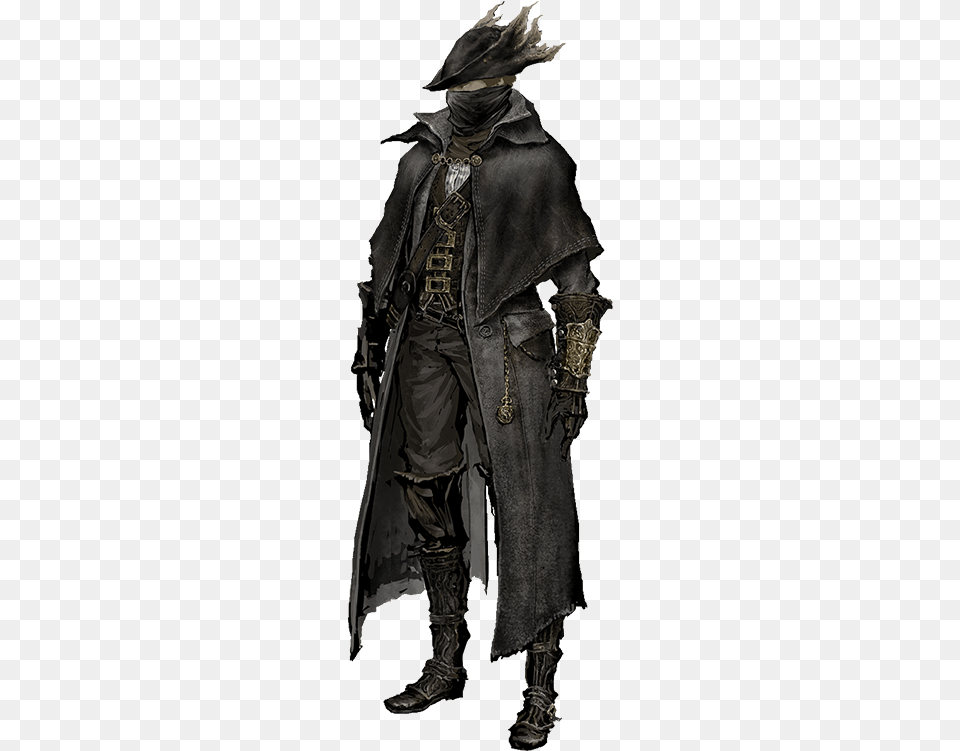 The Hunter Bloodborne Hunter Cosplay, Adult, Clothing, Coat, Male Free Transparent Png