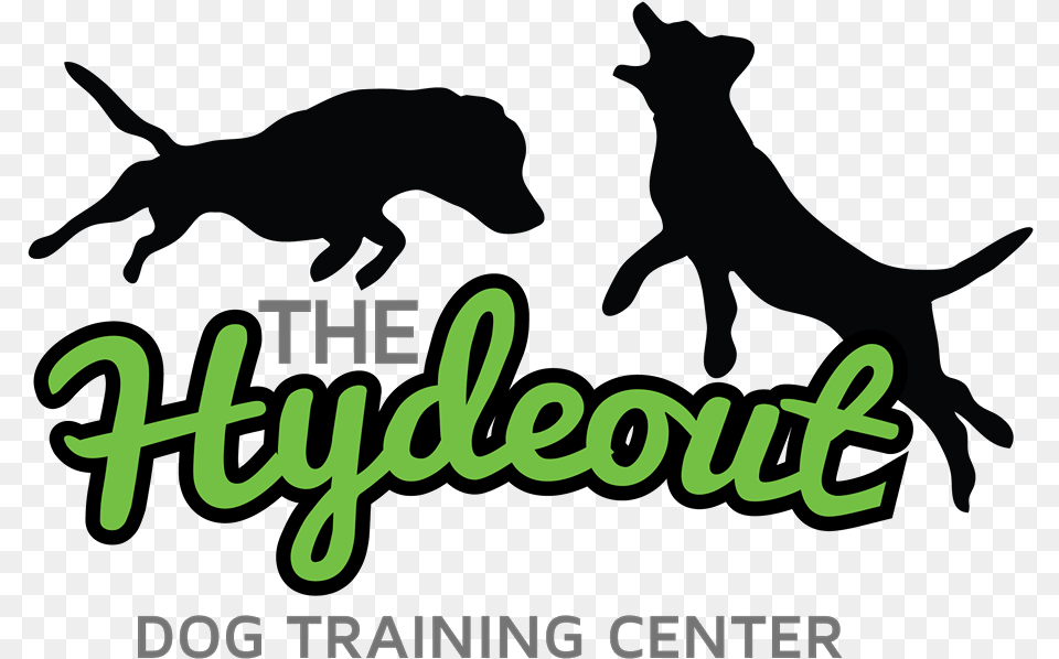 The Hydeout Dog Training Center, Logo, Green, Text, Animal Free Transparent Png