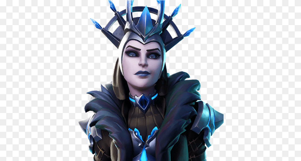The Ice Queen Fortnite The Ice Queen, Adult, Clothing, Costume, Female Png Image