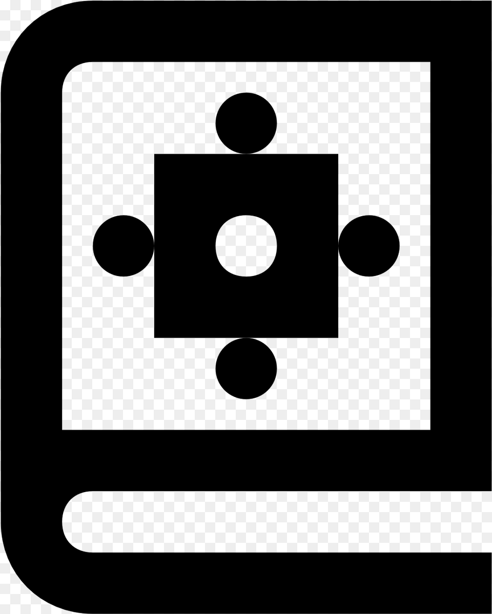 The Icon Is A Book Icon, Gray Free Png