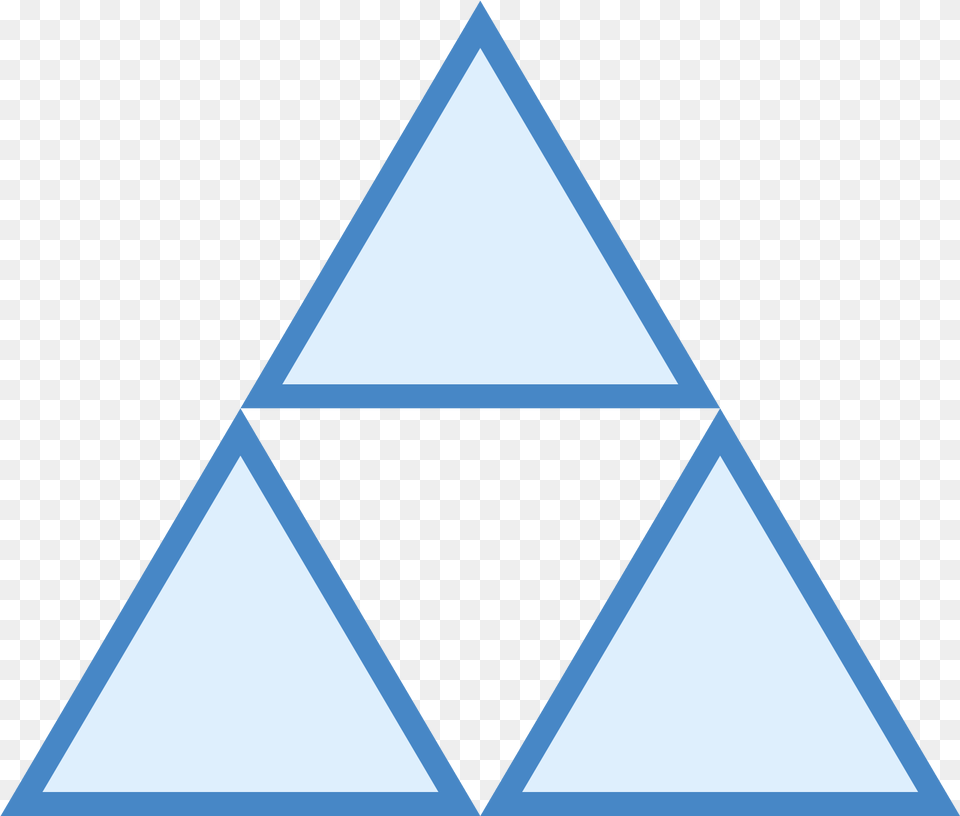 The Icon Is A Depiction Of The Triforce A Game Element, Triangle Png Image