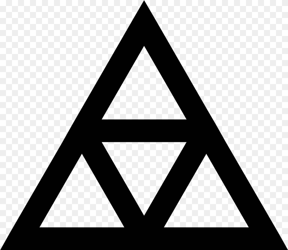 The Icon Is A Depiction Of The Triforce A Game Element Triangle Tyres Logo, Gray Free Transparent Png