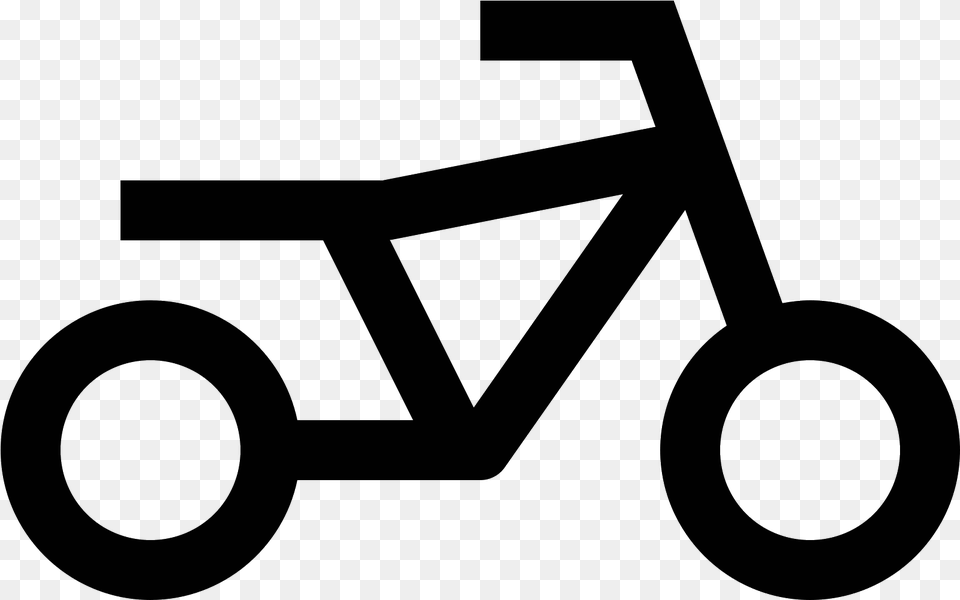 The Icon Is A Motorcycle, Gray Png Image