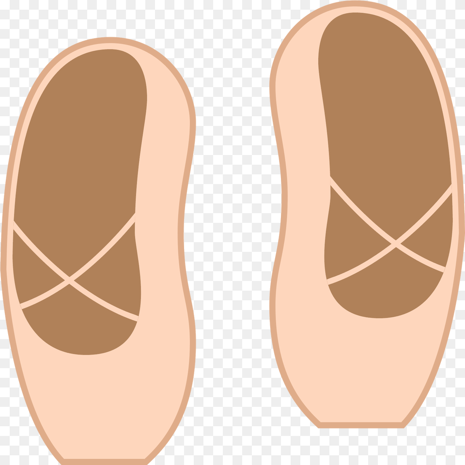 The Icon Is A Pair Of Ballet Shoes, Clothing, Footwear, Shoe, Sandal Png