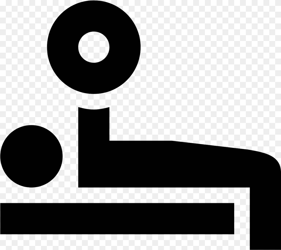 The Icon Is A Picture Of A Bench Press Bench Press Icon, Gray Free Transparent Png