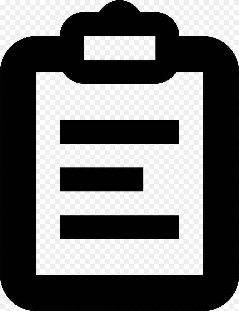 The Icon Is A Picture Of A Clipboard Ad Copy Icon Transparent, Gray Png Image