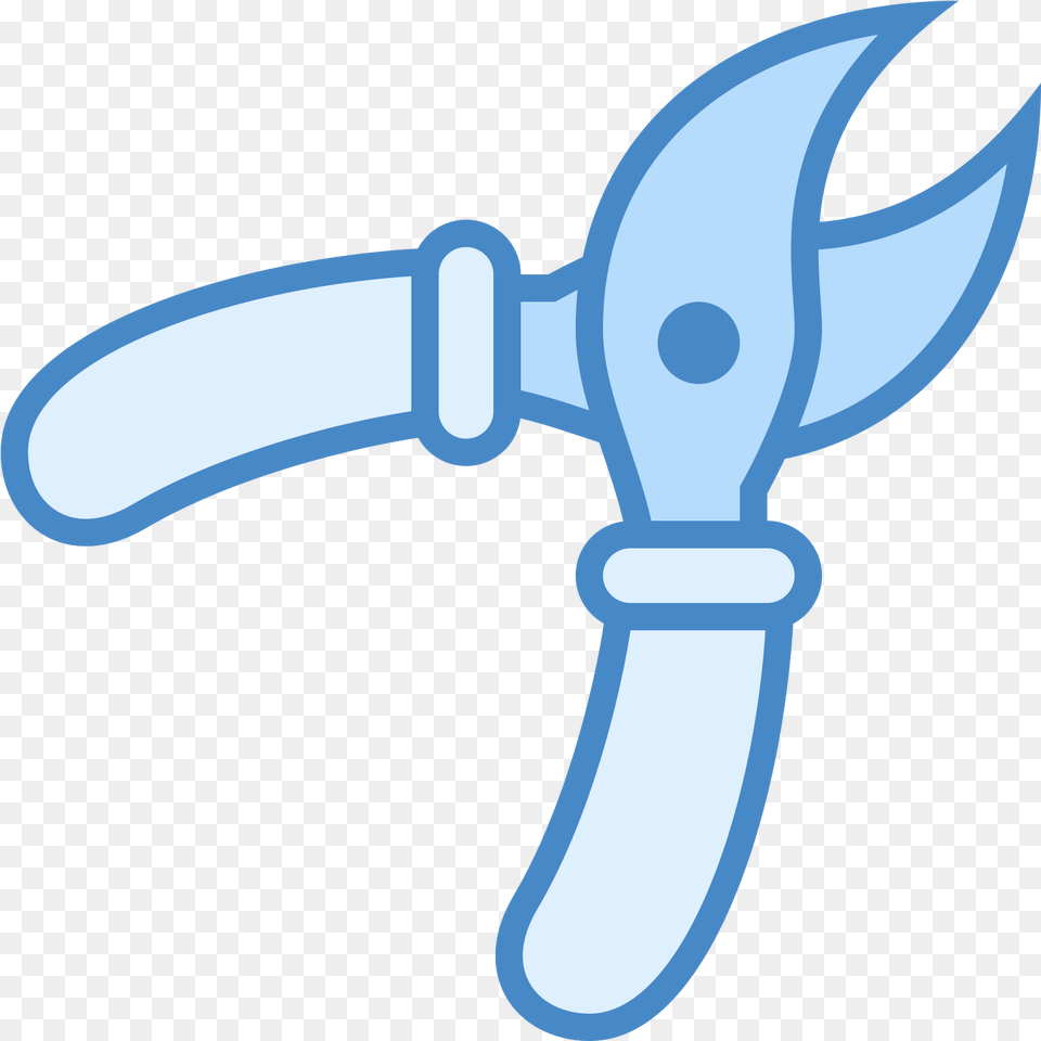 The Icon Is A Simplified Depiction Of A Pair Of Garden Production, Blade, Weapon Free Transparent Png