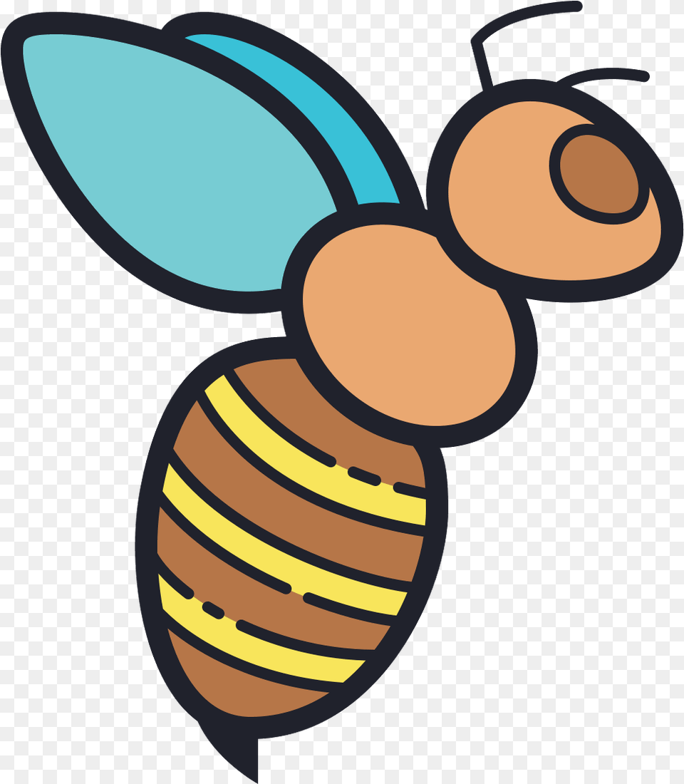 The Icon Is Depicting A Bee, Animal, Honey Bee, Insect, Invertebrate Free Transparent Png
