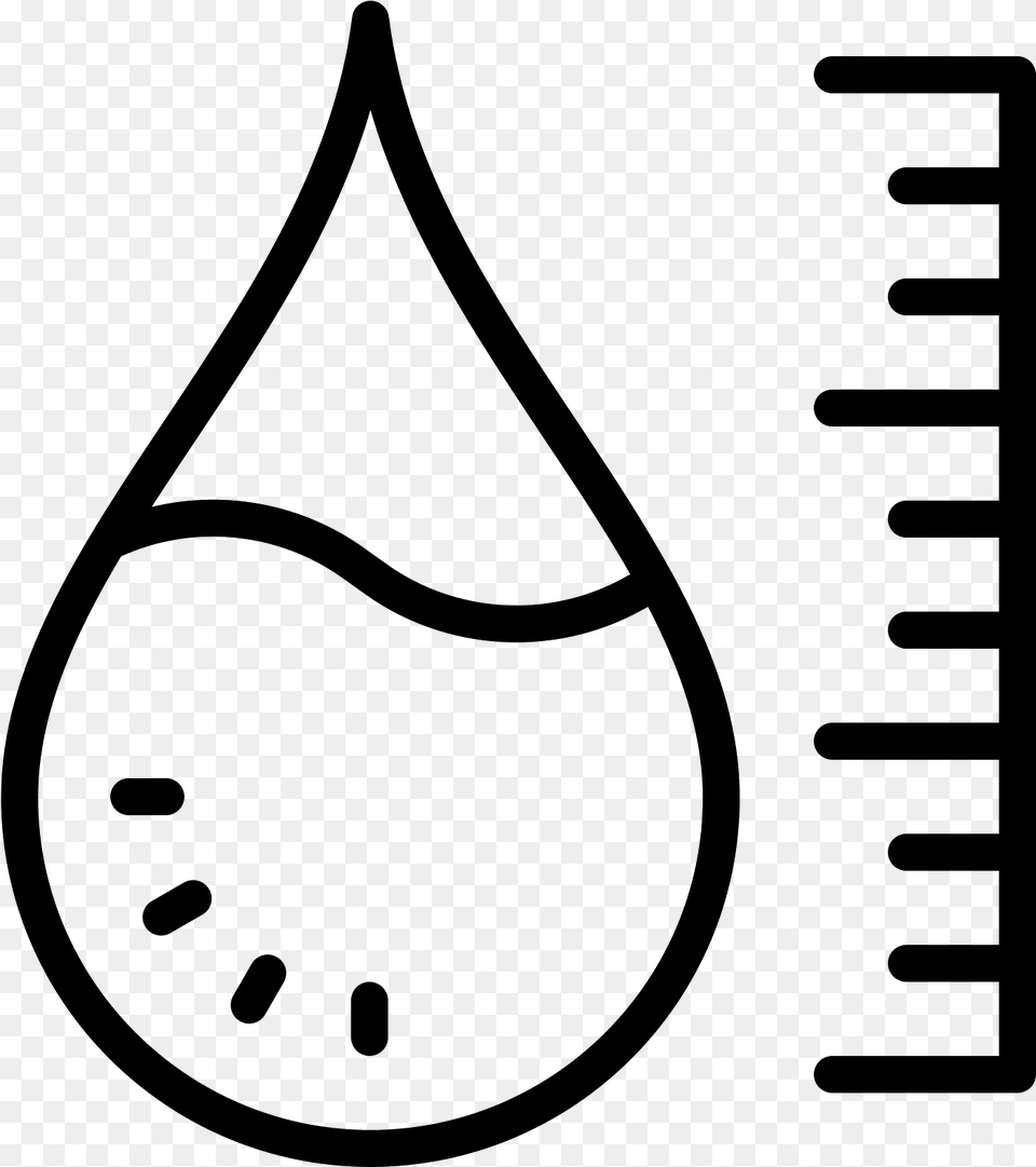 The Icon Is Shaped Like A Tear Drop With The Bottom, Gray Free Png Download