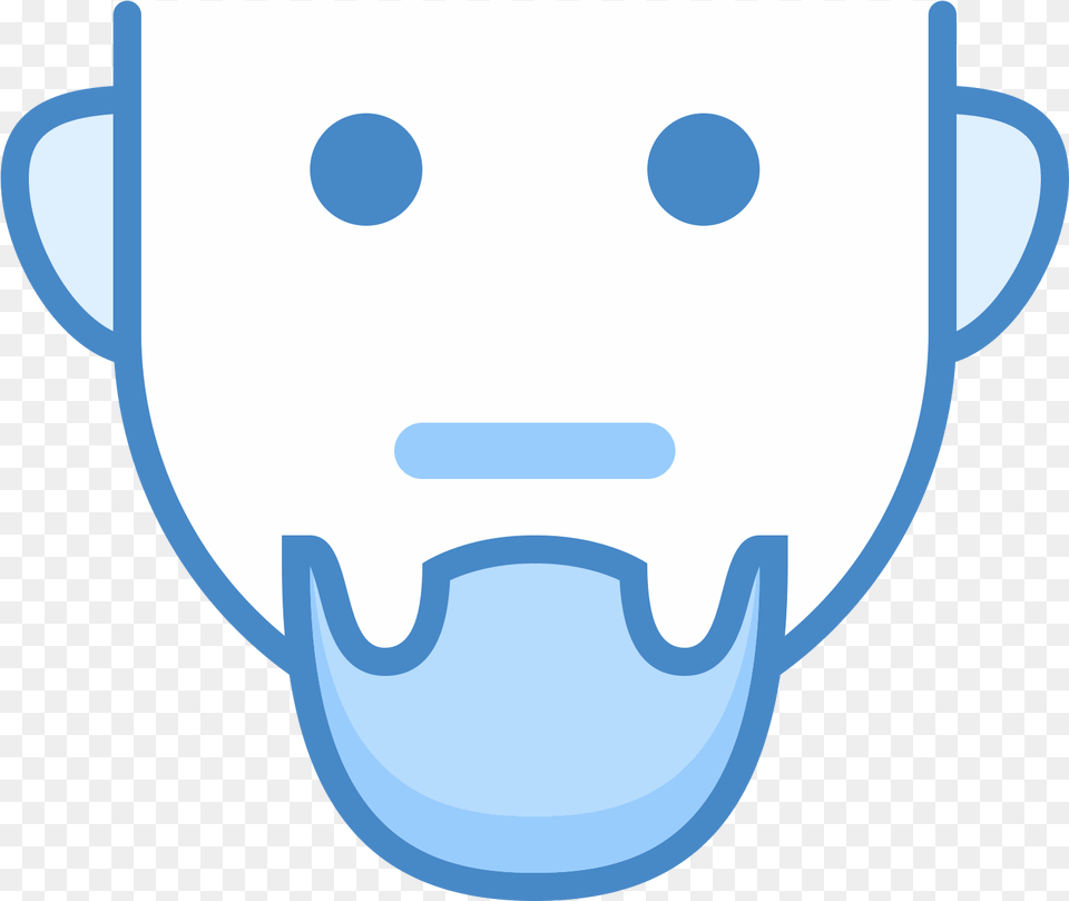 The Icon Is The Hairless Face Of A Cartoon Man Icon, Photography Png Image