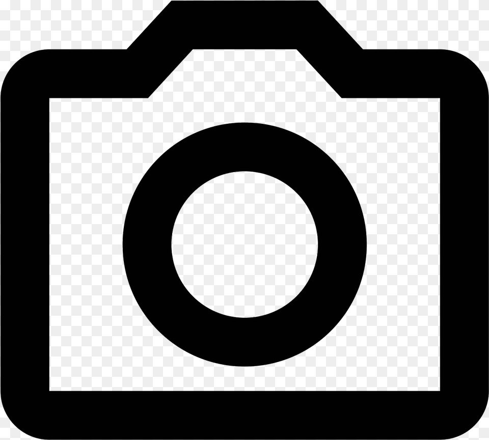 The Icon Looks Very Much Like A Camera Camera, Gray Free Png Download