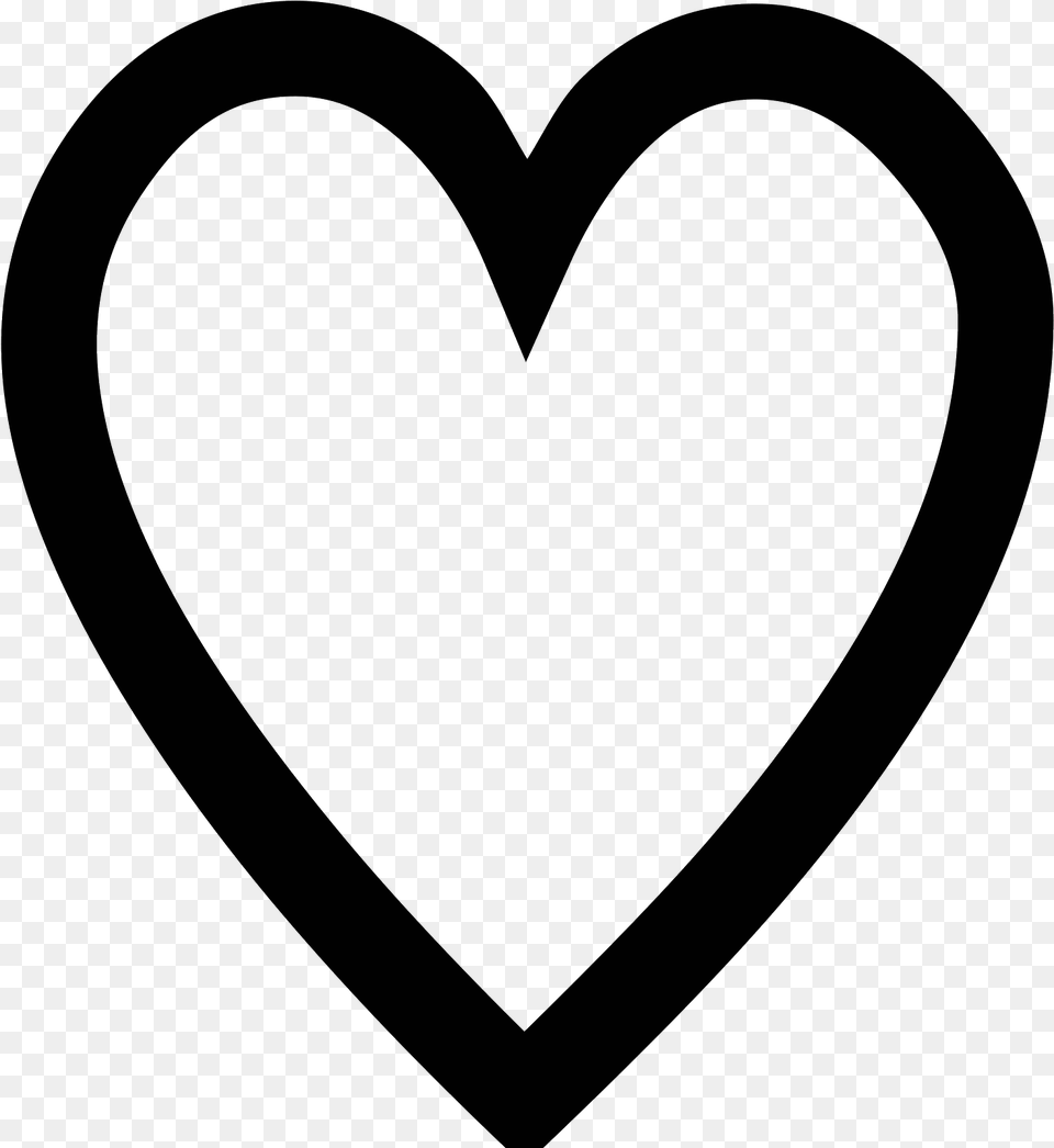 The Icon That Is Used For Like Is A Heart Heart Icon Vector, Gray Png Image