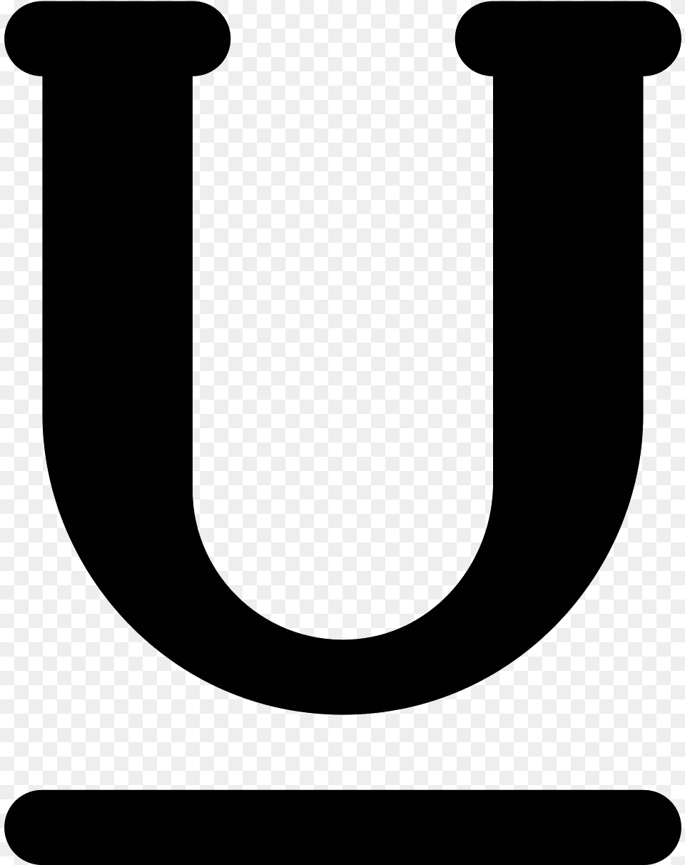 The Icon Underline, Gray Free Png