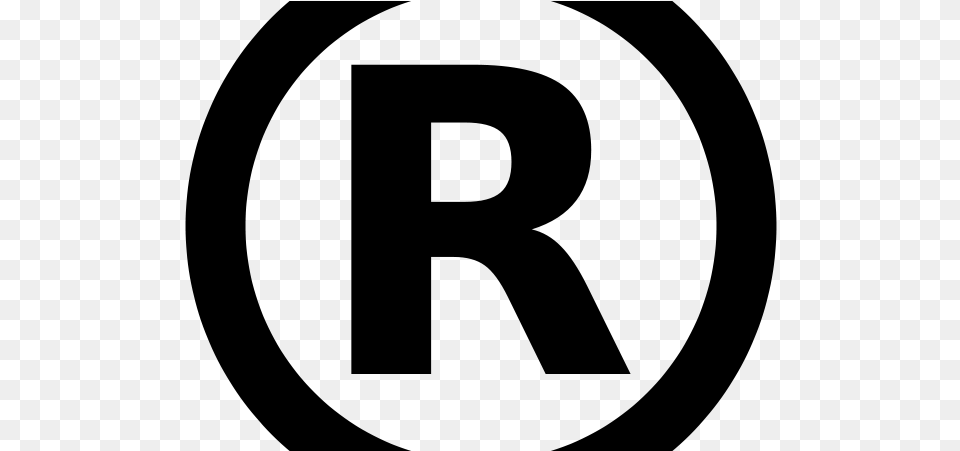 The Image Depicts The Symbol For A Registered Trademark Trademark, Gray Free Transparent Png