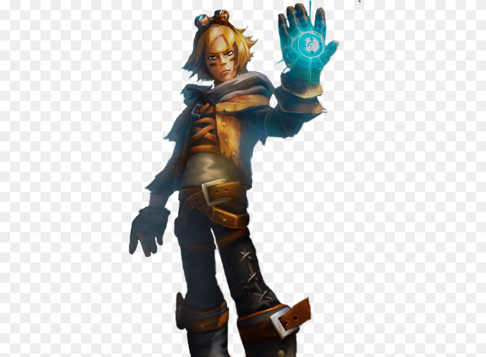 The Images May Appear With A Colored Background The League Of Legends Ezreal, Clothing, Costume, Person, Baby Png Image