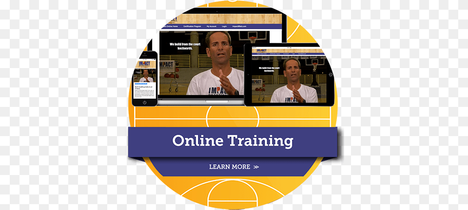 The Impact Certification Program Impact Basketball Online Sharing, Adult, Male, Man, People Png Image