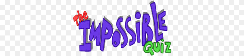 The Impossible Quiz Logo Impossible Quiz, Text, Crowd, Person, Number Png