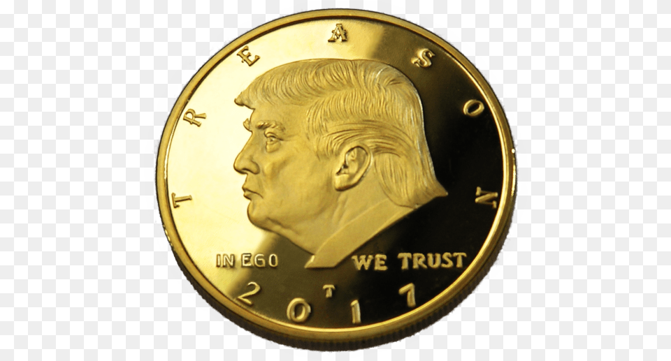 The Improbable Mindu2014why We Fear Trump Will Win Again Trump Gold Coin, Adult, Male, Man, Person Free Png Download