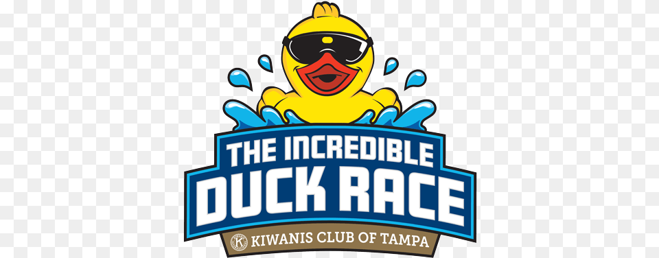 The Incredible Duck Race Incredible Duck Race Tampa, Logo, Baby, Person, Head Free Png Download
