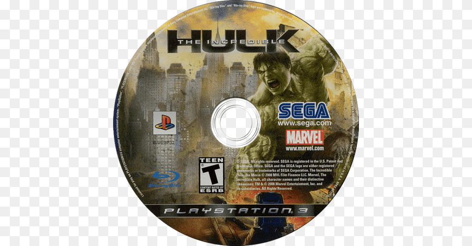 The Incredible Hulk Ps3 Disc Software Pc Game Der Unglaubliche Hulk Pc Pc Game, Disk, Dvd, Adult, Male Free Transparent Png