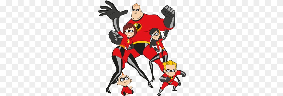 The Incredibles Cartoons Logo Incredibles Vector, Book, Comics, Publication, Person Png