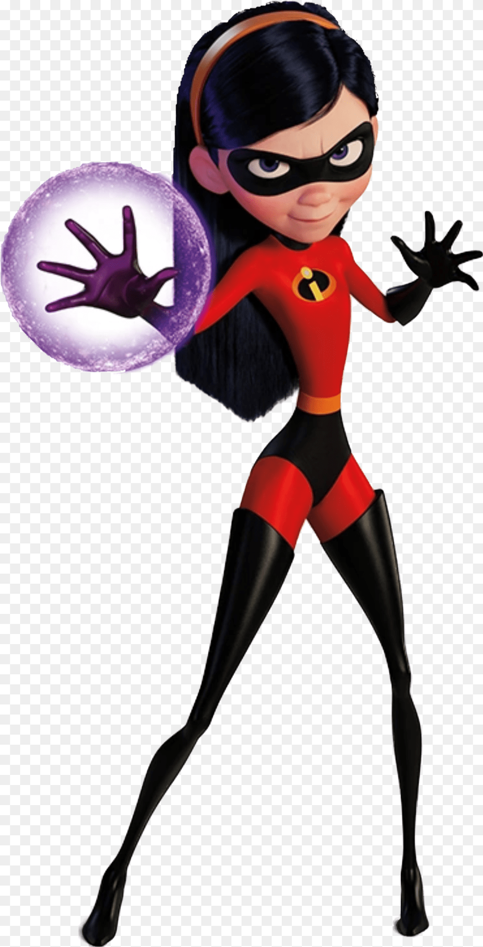 The Incredibles Database Violet Parr, Costume, Person, Cape, Clothing Free Png Download