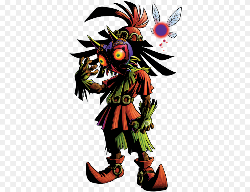 The Incredibly Dark And More Than Slightly Creepy Skull Majora39s Mask Official Artwork, Art, Graphics, Adult, Female Png