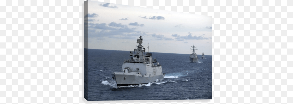 The Indian Navy Frigate Ins Satpura Is Underway With Poster Images39 The Indian Navy Frigate Ins Satpura, Military, Cruiser, Ship, Transportation Free Transparent Png