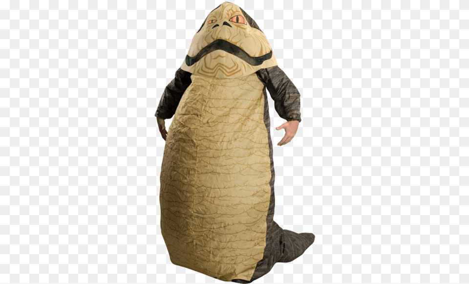 The Inflatable Star Wars Adult Jabba Hutt Costume Includes Star Wars Fancy Dress, Bag, Clothing, Coat, Wedding Free Png Download
