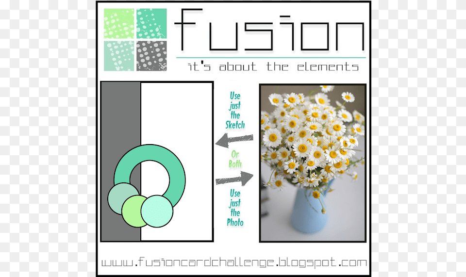 The Inspiration For Today39s Card Was Courtesy Of The Sketch, Daisy, Flower, Plant, Jar Free Transparent Png