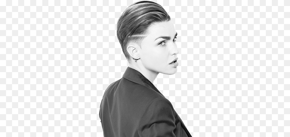 The Internet Is Abuzz About Ruby Rose A Genderfluid Ruby Rose Androgynous, Adult, Portrait, Photography, Person Png