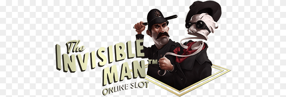 The Invisible Man Slot Netent The Invisible Man, Adult, Male, Person, People Free Png