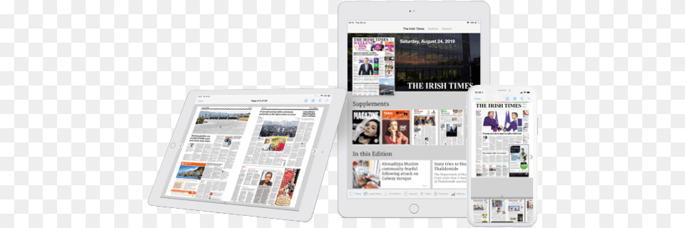 The Irish Times Standard Digital Subscription Screenshot, Computer, Electronics, Tablet Computer, Person Free Png
